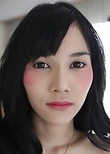 19 year old Thai shemale gets a facial from tourist cock